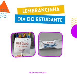 Lembrancinha para o Dia do Estudante