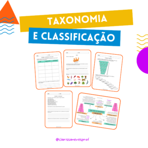 Mapa mental + atividades: Taxonomia e classificação dos seres vivos