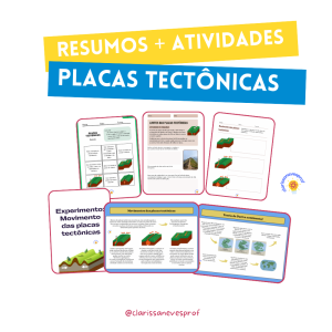 Resumos + atividades: Deriva continental e placas tectônicas