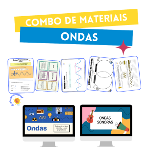 Combo de materiais sobre ondas