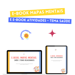Compre junto: E-book de mapas mentais + e-book de atividades - temas saúde