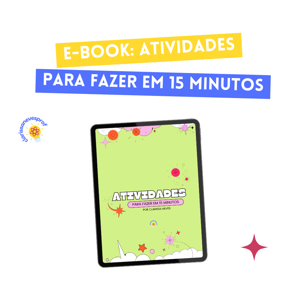 E-book: Atividades para fazer em 15 minutos