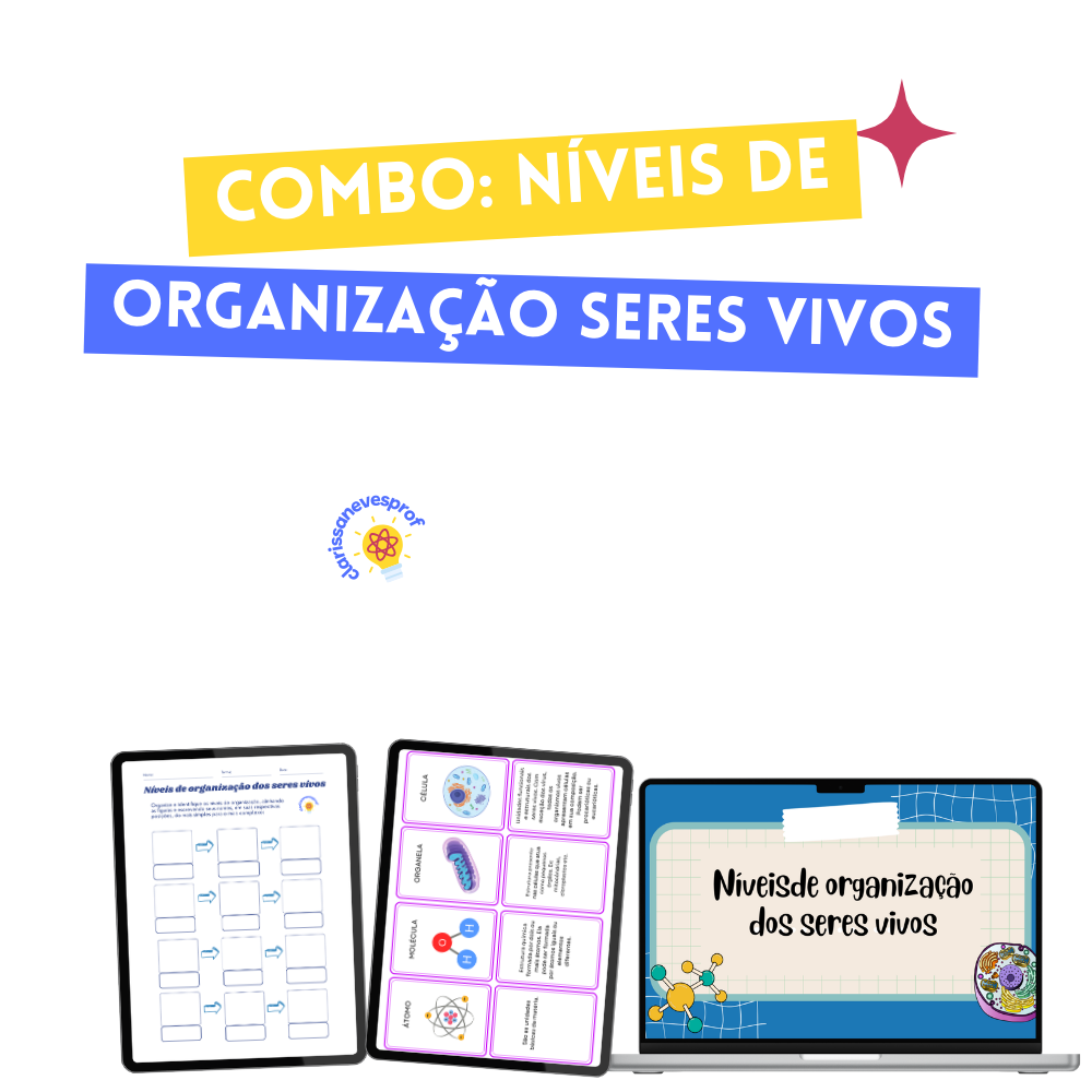 Combo: Níveis de organização dos seres vivos