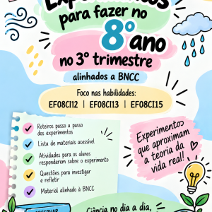 Experimentos para o 8° ano